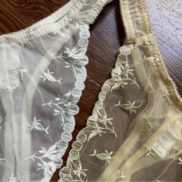 Vintage Victoria’s Secret mesh lace thong panties size small - Picture 7 of 7